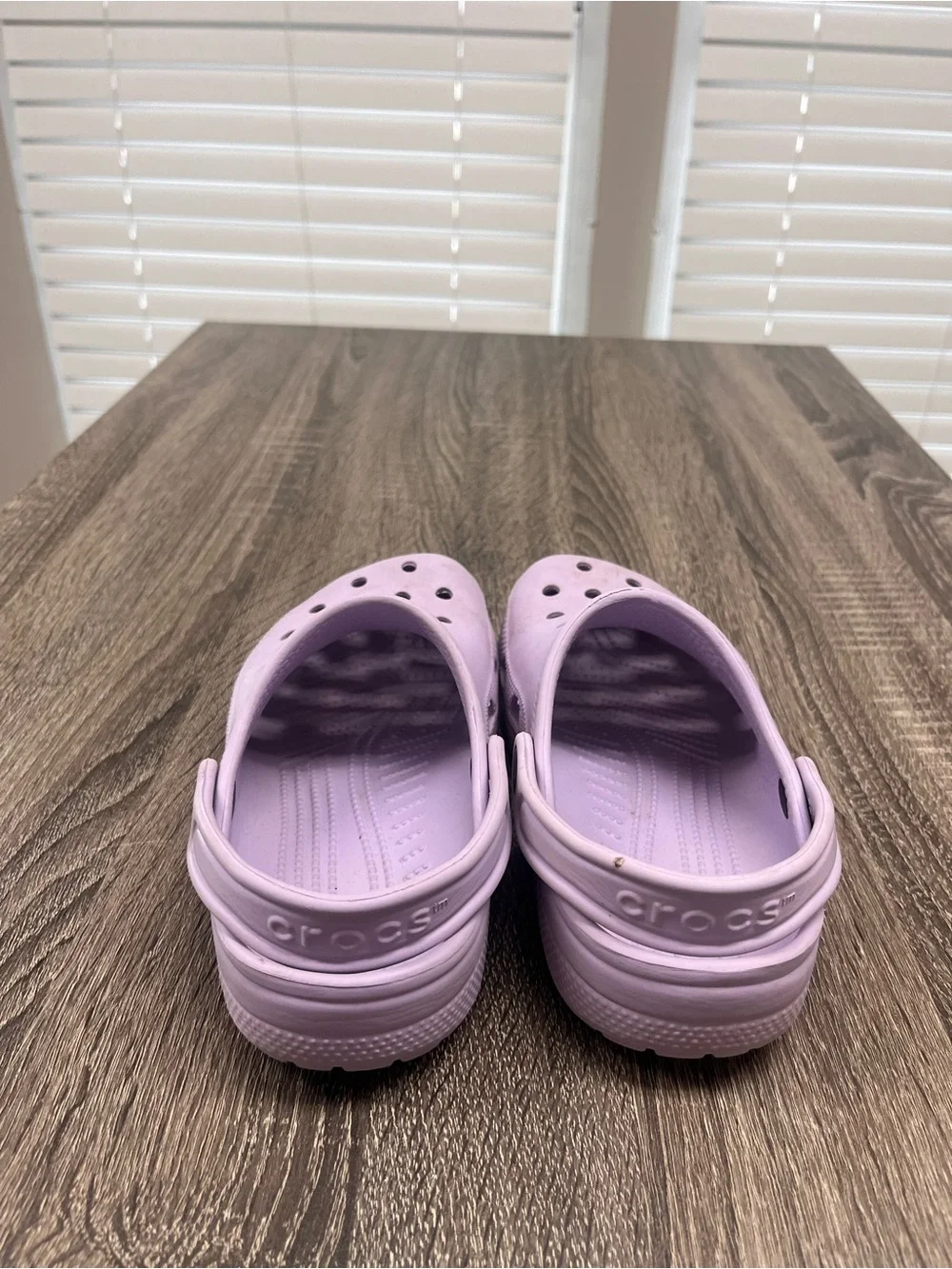 CROCS Kids Light Purple Slip-On Clogs with Heel Strap